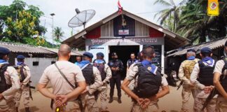 ตรวจเยี่ยมชุดคุ้มครองตำบลบูกิต สร้างขวัญกำลังใจให้กับกำลังพลในการปฏิบัติงาน