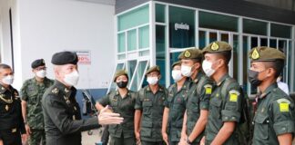 รอง ผบ.นรด. เยี่ยมและติดตามอาการเจ็บป่วยของนักศึกษาวิชาทหาร พร้อมมอบกระเช้าเป็นขวัญและกำลังใจ ณ โรงพยาบาลนราธิวาสราชนครินทร์