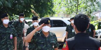 รอง ผอ.รมน.ภาค 4 สน. ตรวจเยี่ยม ติดตาม เสริมความเข้มแข็งชุดคุ้มครองตำบลในพื้นที่จังหวัดยะลา