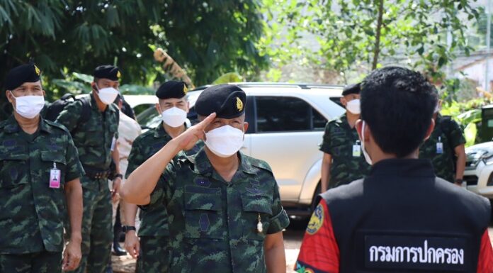 รอง ผอ.รมน.ภาค 4 สน. ตรวจเยี่ยม ติดตาม เสริมความเข้มแข็งชุดคุ้มครองตำบลในพื้นที่จังหวัดยะลา