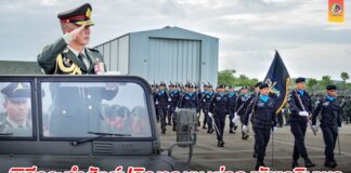 รองแม่ทัพภาคที่ 4 เป็นประธานในพิธีกระทำสัตย์ปฏิญาณตนต่อธงชัยเฉลิมพล เนื่องในวันกองทัพไทย ประจำปี 2566