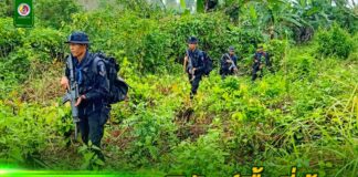 ลาดตระเวนพิทักษ์พื้นที่เข้ม ควบคุมพื้นที่ชายป่าขอบเขาสร้างความปลอดภัยในพื้นที่