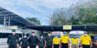 หน่วยเฉพาะกิจตำรวจยะลา 91 ร่วมกับ ศูนย์ประสานการแพทย์จังหวัดชายแดนภาคใต้ จัดทีมแพทย์ลงพื้นที่จังหวัดยะลา เดินเท้าตรวจรักษา แนะนำการดูแลสุขภาพเบื้องต้นถึงบ้าน