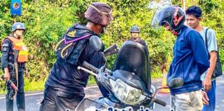 ทหารพราน 44 กำกับดูแลความปลอดภัยให้กับพี่น้องประชาชนในการสัญจรบนท้องถนน ด้วยความห่วงใย