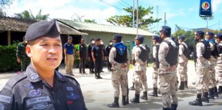 ตรวจเยี่ยมการปฏิบัติงานให้กำลังใจเจ้าหน้าที่ชุดคุ้มครองตำบล ในพื้นที่ อ.หนองจิก จ.ปัตตานี