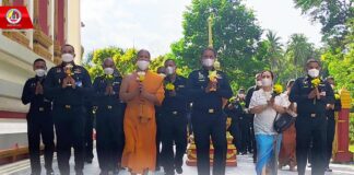 กองพันทหารราบที่ 2 กรมทหารราบที่ 153 ร่วมกิจกรรมส่งเสริมพระพุทธศาสนา เนื่องในวันมาฆบูชา ประจำปี 2566 ณ วัดหัวควน จ.ปัตตานี