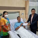 รอง มทภ.4 เยี่ยมให้กำลังใจผู้ได้รับบาดเจ็บจากเหตุคนร้ายลอบวางระเบิดเจ้าหน้าที่ในพื้นที่ อำเภอศรีสาคร จังหวัดนราธิวาส