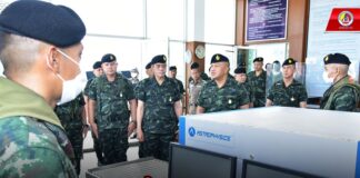 ผช.ผบ.ทบ. พร้อม มทภ.4 ลงระนอง เยี่ยมกองกำลังป้องกันชายแดนไทย- เมียนมาร์