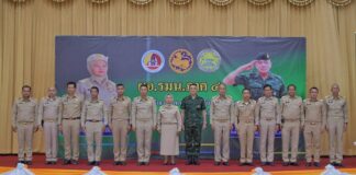 มทภ.4 พบปะ หัวหน้าส่วนราชการ ศูนย์ปฏิบัติการอำเภอ กำนัน ผู้ใหญ่บ้าน และหน่วยกำลังในพื้นที่ จ.ปัตตานี ย้ำปฏิบัติหน้าที่ดูแลทุกข์สุขพี่น้องประชาชน