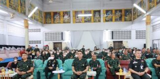 มทภ.4 เป็นประธานสวดพระอภิธรรมศพ ตำรวจผู้กล้า “สิบตำรวจตรี นันทยศ ชูดวง” ผู้สละชีวิต เพื่อความสงบสุขของประชาชนปลายด้ามขวาน ย้ำทุกภาคส่วน เฝ้าระวังเตรียมพร้อม 24 ชั่วโมง มุ่งเน้นสร้างความเชื่อมั่นแก่ประชาชนในพื้นที่