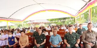 มทภ.4 นำพุทธศาสนิกชน ทอดผ้าป่าสามัคคี เพื่อบูรณะและอนุรักษ์โบราณสถานทางพุทธศาสนาให้อยู่คู่พี่น้องไทยพุทธ ภายใต้สังคมพหุวัฒนธรรมที่เข้มแข็งในพื้นที่ อ.สะบ้าย้อย จ.สงขลา