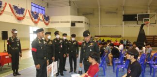 รองแม่ทัพภาคที่ 4 ลงพื้นที่สังเกตการณ์หน่วยตรวจเลือกทหารกองเกินเข้ารับราชการทหารกองประจำการ ประจำปี 2566 ณ ที่ว่าการอำเภอทุ่งสง จังหวัดนครศรีธรรมราช