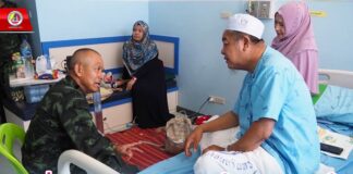 เยี่ยม มอบความห่วงใยและกำลังใจ นายซาฟีอี เจ๊ะเลาะ ประธานคณะกรรมการอิสลามประจำจังหวัดนราธิวาส “เพราะเราคือครอบครัวเดียวกัน “