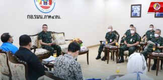 มทภ.4 ต้อนรับ คณะจากสถาบันฮาลาล มหาวิทยาลัยสงขลานครินทร์ เพื่อสร้างความร่วมมือส่งเสริมการจัดกิจกรรม “ฮาลาลเพื่อสุขภาพ”