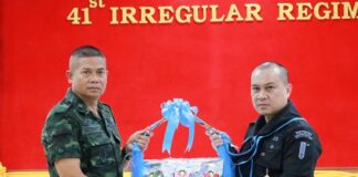 รองแม่ทัพภาคที่ 4 ตรวจเยี่ยมและรับฟังบรรยายสรุป ฉก.ทพ.41 ปลอดภัยทุกเส้นทาง เพื่อนำมาซึ่งความสันติสุขในพื้นที่ อย่างยั่งยืน