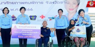 กองทัพอากาศ ยังคงเดินหน้า “โครงการแม่บ้านทัพฟ้า พัฒนาศักยภาพคนพิการ” ครั้งที่ 7 ประจำปี 2566 เน้นการส่งเสริมและพัฒนาศักยภาพผู้พิการในสามจังหวัดชายแดนภาคใต้ เพื่อยกระดับคุณภาพชีวิตของประชาชนผู้พิการ