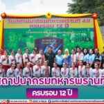 กรมทหารพรานที่ 48 จัดงานวันคล้ายวันสถาปนาหน่วย ครบรอบ 12 ปี บำเพ็ญกุศลให้กับกำลังพลที่เสียชีวิต และเสริมสร้างความเป็นสิริมงคลแก่กำลังพลและครอบครัว