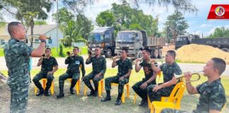 ฝึกการเป่าแตรทำนองทหารม้าให้กับกำลังพล