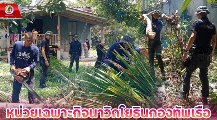 ให้การช่วยเหลือประชาชนที่ได้รับผลกระทบจากเหตุวาตภัย