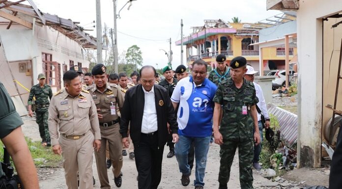 รมว.มท.ลงใต้ ติดตามสถานการณ์โกดังเก็บประทัดและดอกไม้ไฟ ดอกไม้เพลิงระเบิด พื้นที่ ต.มูโนะ อ.สุไหงโก-ลก หารือแนวทางช่วยเหลือระดมสรรพกำลัง พร้อมสำรวจเพื่อเยียวยาผู้ประสบภัยโดยด่วน