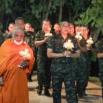 กอ.รมน.ภาค 4 สน. จัดพิธีเวียนเทียนวันอาสาฬหบูชา เพื่อปลูกฝังศีลธรรมอันดีงาม แก่กำลังพลและส่งเสริมการปฏิบัติหน้าที่ของพุทธศาสนิกชนที่ดี เป็นสิริมงคลเเก่ชีวิต