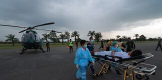 ด้วยความห่วงใยจากใจผู้บังคับบัญชา สู่ทหารกล้าที่ได้รับบาดเจ็บจากเหตุความรุนแรงในพื้นที่ จชต.