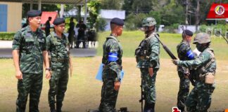 ตรวจสภาพความพร้อมรบ การฝึกและตรวจสอบเป็นหน่วยหมู่ ตอน หมวด ประจำปี 2566