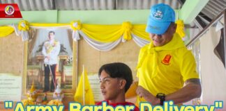 “Army Barber Delivery” ออกบริการตัดผมให้กับน้องนักเรียน ในพื้นที่ อ.สายบุรี จ.ปัตตานี