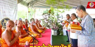 ทอดผ้าป่าสามัคคี และพิธีบำเพ็ญกุศลทักษิณานุปทาน แด่ผู้มีคุณูปการต่อแผ่นดิน ตำบลภูเขาทอง อำเภอสุคิริน