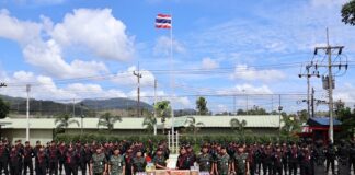 รอง ผอ.รมน.ภาค 4 สน. ตรวจเยี่ยม หน่วยเฉพาะกิจในพื้นที่จังหวัดยะลา สร้างขวัญกำลังใจกำลังพล เน้นย้ำการปฏิบัติงานด้วยความไม่ประมาท