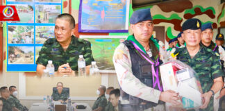 กอ.รมน.ภาค 4 สน. ตรวจเยี่ยมการปฏิบัติงาน ศปก.อ. และ ชคต. ในพื้นที่ อ.บันนังสตา จ.ยะลา เน้นเพิ่มความปลอดภัยแก่เจ้าหน้าที่และประชาชน