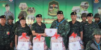 รอง ผอ.รมน.ภาค 4 สน. ตรวจเยี่ยมหน่วยในพื้นที่ ติดตามสถานการณ์ ย้ำเพิ่มความเข้มงวดเฝ้าระมัดระวังและอำนวยความสะดวกในห้วงเทศกาลปีใหม่