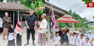 เข้าพบปะเยี่ยมเยียนพัฒนาสัมพันธ์โรงเรียนตาดีกาอิสลามฮูดดีน จ.นราธิวาส