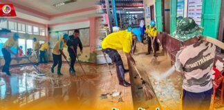 ทหารพราน 44 เร่งฟื้นฟูพื้นที่สถานศึกษา ให้กลับมาสู่สภาพปกติหลังจากผ่านพ้นสภาวะน้ำท่วม