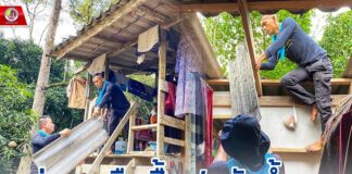 ช่วยเหลือฟื้นฟูหลังน้ำลด ซ่อมแซมบ้านที่เกิดความเสียหายจากอุทกภัยในห้วงที่ผ่านมา