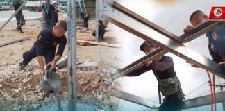 ทหารพรานในพื้นที่ อ.กรงปินัง จ.ยะลา ช่วยเหลือซ่อมแซมฟื้นฟูบ้านเรือนให้ประชาชนที่ประสบเหตุอุทกภัย อย่างต่อเนื่อง