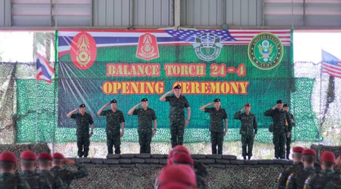 Balance Torch 2024 เพิ่มขีดความสามารถการรบพิเศษ กองทัพบกไทย – สหรัฐฯ