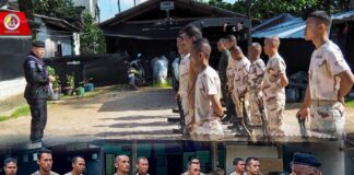 “ทหารพราน 44” ห่วงใย ใส่ใจเจ้าหน้าที่ชุดคุ้มครองตำบล เกี่ยวกับมาตรการในการกำกับดูแลควบคุมฐานปฏิบัติการ และการปฏิบัติภารกิจในพื้นที่รับผิดชอบ