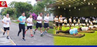 กอ.รมน.ภาค 4 สน. ทดสอบสมรรถภาพร่างกายกำลังพลภายใน บก.กอ.รมน.ภาค 4 สน. ประจำปี 2567 ครั้งที่ 1