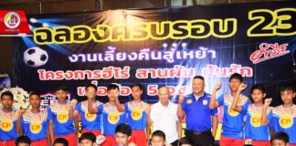 ฮีโร่สานฝันปันรักเพื่อน้อง ปีที่ 23 “สร้างโอกาส สร้างสุข เด็ก 5 จชต.” พร้อมเปิดตัวเยาวชนต้นแบบ 25 คน ที่จะเดินทางไปประเทศอังกฤษ รุ่น 23