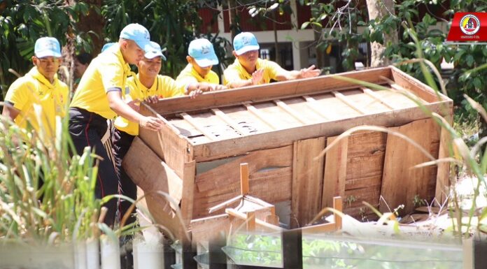 กองพันมณฑลทหารบกที่ 42 ดำเนินกิจกรรมร่วมกันพัฒนา โรงเรียนธรรมโฆสิต ต.นาหม่อม อ.หาดใหญ่ จ.สงขลา