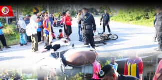 ทหารพราน 41 เข้าช่วยเหลือประชาชนที่ประสบอุบัติเหตุทางถนน ขณะปฏิบัติหน้าที่ ใน อ.รามัน จ.ยะลา