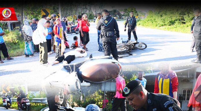 ทหารพราน 41 เข้าช่วยเหลือประชาชนที่ประสบอุบัติเหตุทางถนน ขณะปฏิบัติหน้าที่ ใน อ.รามัน จ.ยะลา