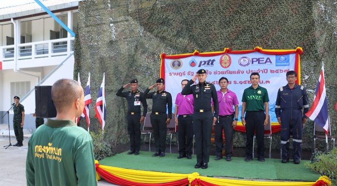 กองพันทหารราบที่ 3 กรมทหารราบที่ 152 เปิดโครงการ “ราษฎร์ รัฐ ร่วมใจ ช่วยภัยแล้ง” ประจำปี 2567 พร้อมช่วยเหลือพี่น้องประชาชนในทุกสถานการณ์