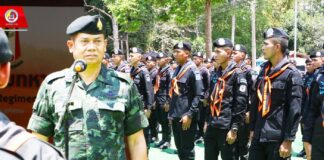 ตรวจเยี่ยมหน่วยทหารในพื้นที่ เพื่อกำชับมาตรการรักษาความปลอดภัย และเน้นย้ำเจ้าหน้าที่ให้มีความพร้อมในทุสถานการณ์