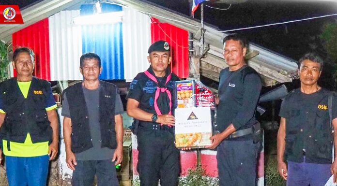 ผบ.ฉก.ทพ. 22 ตรวจเยี่ยมชุดรักษาความปลอดภัยหมู่บ้าน (ชรบ.) “สร้างพื้นที่ปลอดเหตุ ประชาชนปลอดภัย”