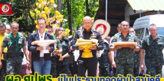 ผอ.ศปพร. เป็นประธานทอดผ้าป่าสามัคคี ทำนุบำรุงพระพุทธศาสนา เพื่อปลูกฝังสร้างจิตสำนึกให้ประชาชนเกิดความรักความหวงแหนในวัฒนธรรมประเพณีอันดีงาม ณ ที่พักสงฆ์อัมพวัน อ.นาทวี จ.สงขลา