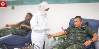 ให้เลือด+ให้ชีวิต ร.152 พัน 2 จิตอาสาบริจาคโลหิต