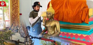 มูลนิธิร่วมกตัญญู ร่วมกับ ทหารชายแดนใต้ ร่วมพัฒนาปรับปรุงภูมิทัศน์วัดบ้านไทย ต.ตันหยงมัส อ.ระแงะ จ.นราธิวาส ปัจจุบันดำเนินการแล้ว 75%