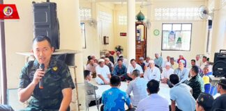 ผู้บังคับหน่วยเฉพาะกิจสงขลา 40 ร่วมโครงการสร้างความปรองดองสมานฉันท์ โดยใช้หลักศาสนา “ขยายผลสู่หมู่บ้านศีลธรรม”